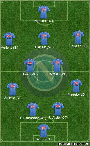 Napoli Formation 2014