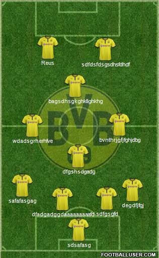 Borussia Dortmund Formation 2014