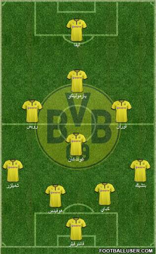 Borussia Dortmund Formation 2014