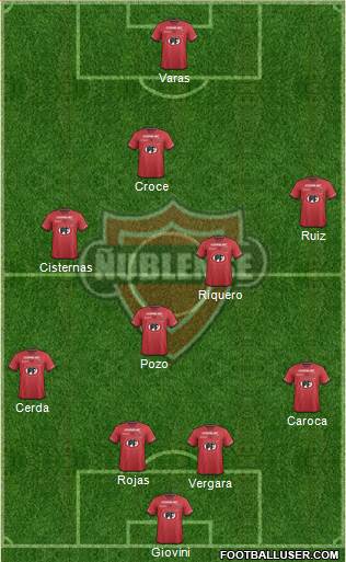 CD Ñublense S.A.D.P. Formation 2014