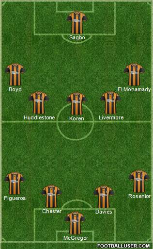 Hull City Formation 2014