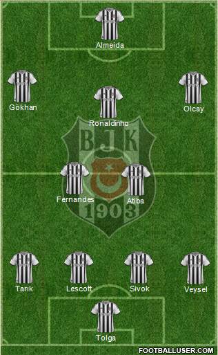 Besiktas JK Formation 2014