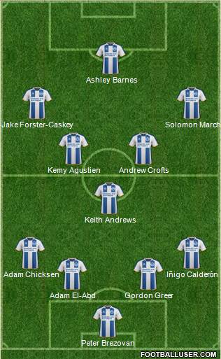 Brighton and Hove Albion Formation 2014