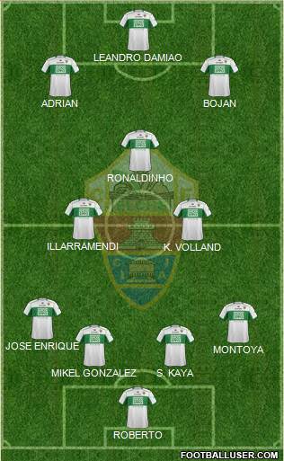 Elche C.F., S.A.D. Formation 2014
