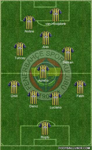 Fenerbahçe SK Formation 2014