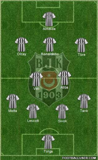 Besiktas JK Formation 2014
