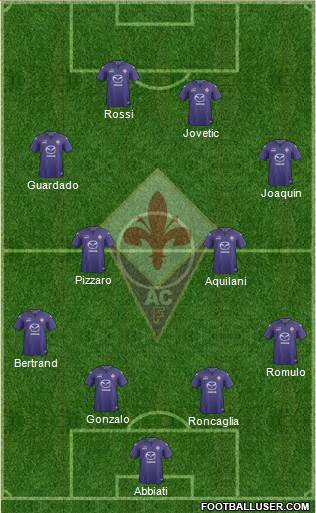 Fiorentina Formation 2014
