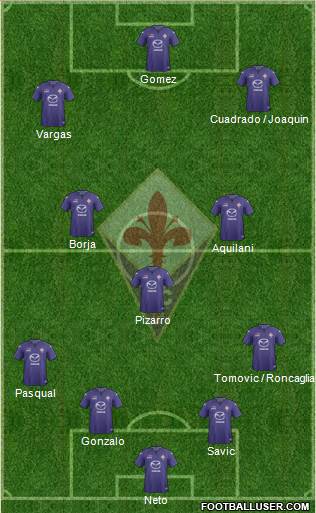 Fiorentina Formation 2014