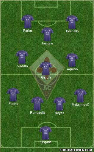 Fiorentina Formation 2014