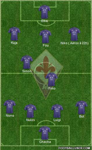 Fiorentina Formation 2014