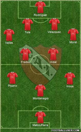 Independiente Formation 2014