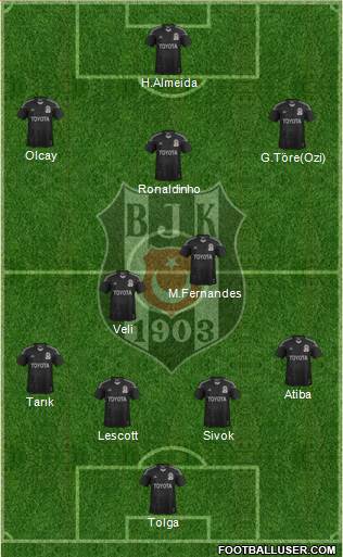 Besiktas JK Formation 2014