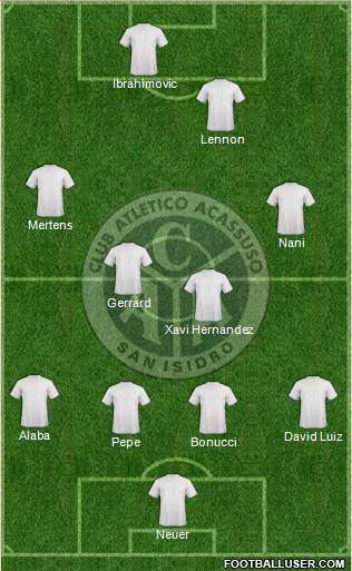 Acassuso football formation