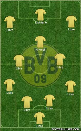 Borussia Dortmund Formation 2014