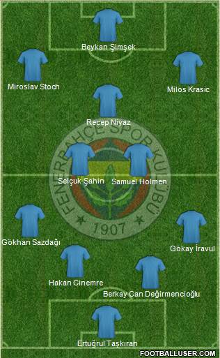 Fenerbahçe SK Formation 2014