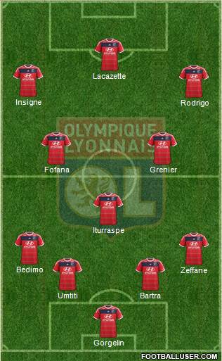 Olympique Lyonnais Formation 2014
