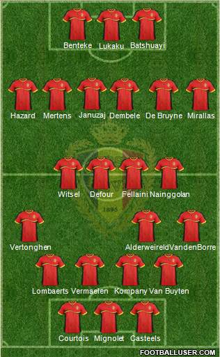 Belgium Formation 2014