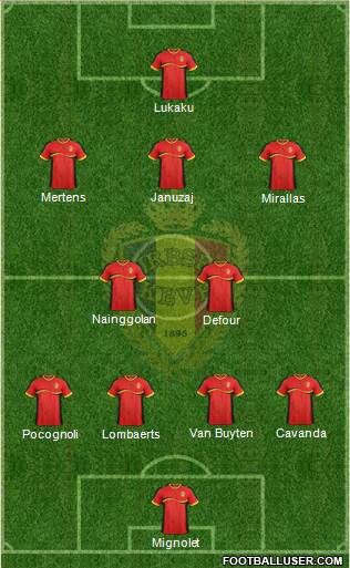 Belgium Formation 2014