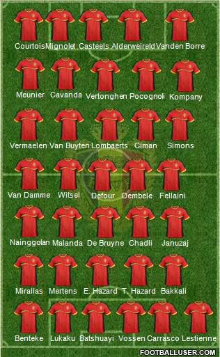 Belgium Formation 2014