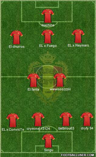 Belgium Formation 2014
