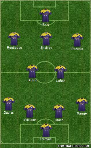 Swansea City Formation 2014