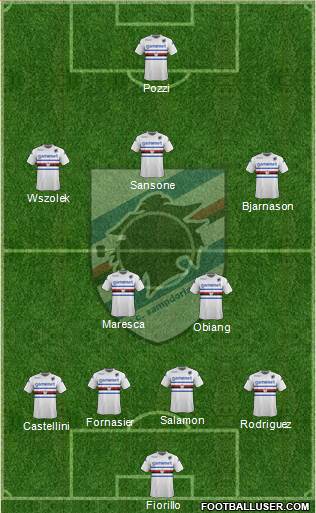 Sampdoria Formation 2014
