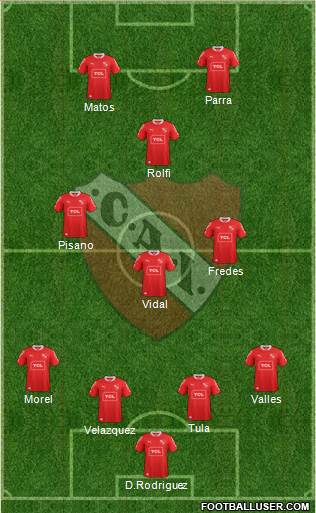 Independiente Formation 2014