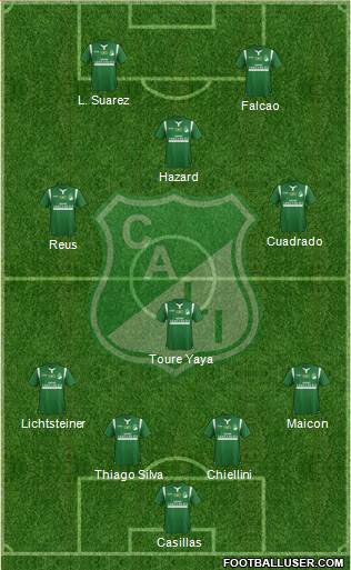 AC Deportivo Cali Formation 2014