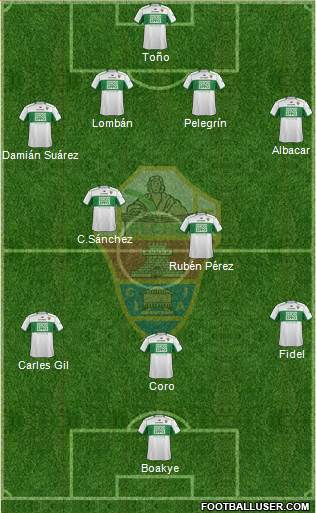 Elche C.F., S.A.D. Formation 2014