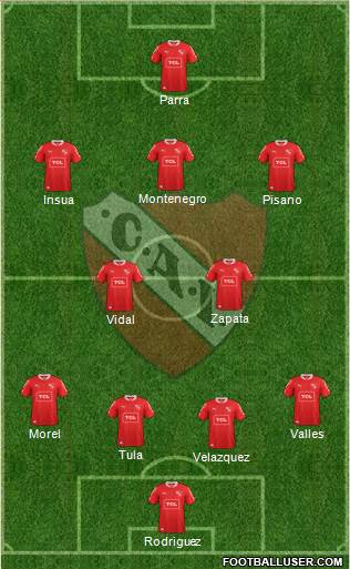 Independiente Formation 2014
