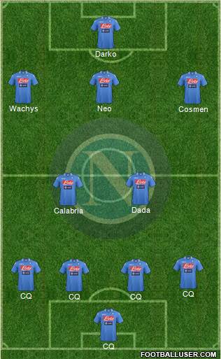 Napoli Formation 2014