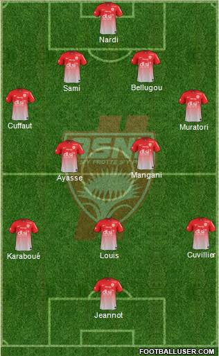 A.S. Nancy Lorraine Formation 2014