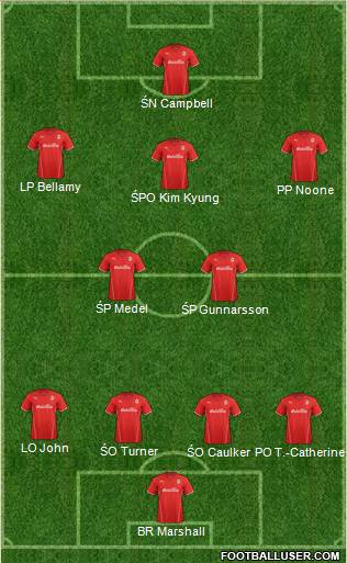 Cardiff City Formation 2014
