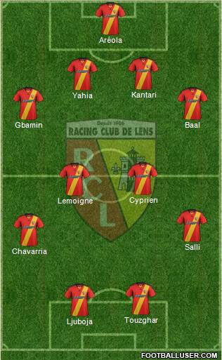 Racing Club de Lens Formation 2014