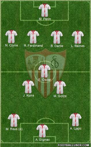 Sevilla F.C., S.A.D. Formation 2014