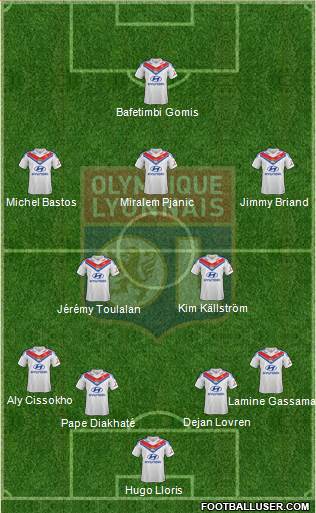 Olympique Lyonnais Formation 2014