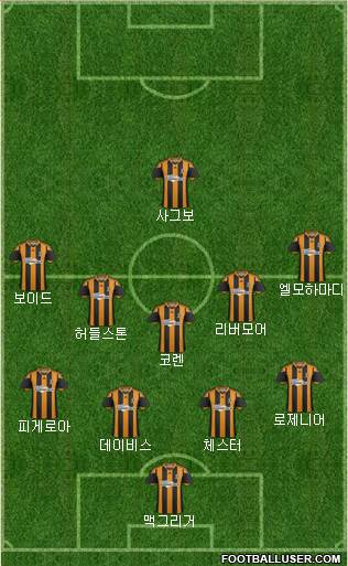 Hull City Formation 2014