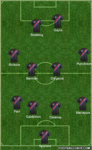 Crystal Palace Formation 2014