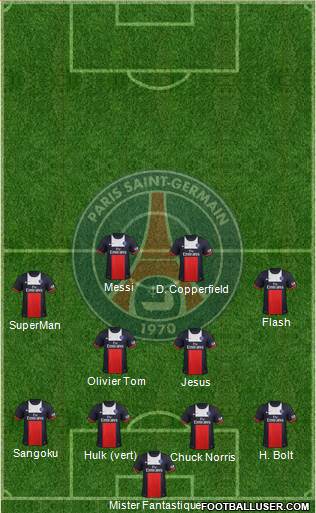 Paris Saint-Germain Formation 2014