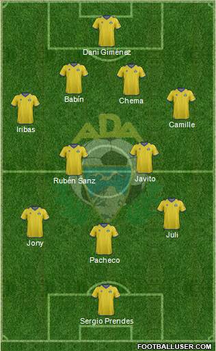 A.D. Alcorcón Formation 2014