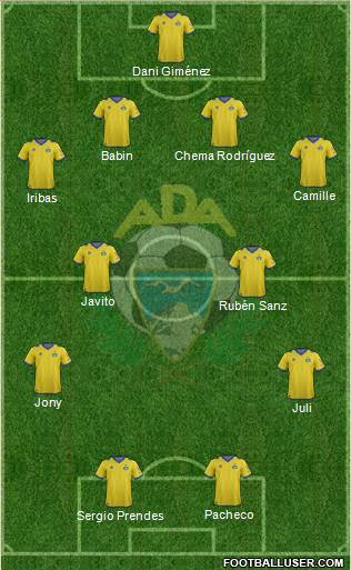 A.D. Alcorcón Formation 2014