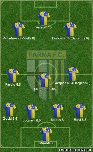 Parma Formation 2014