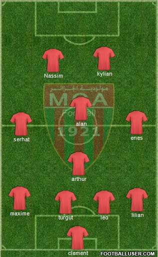 Mouloudia Club d'Alger Formation 2014
