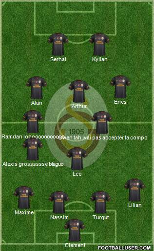 Galatasaray SK Formation 2014