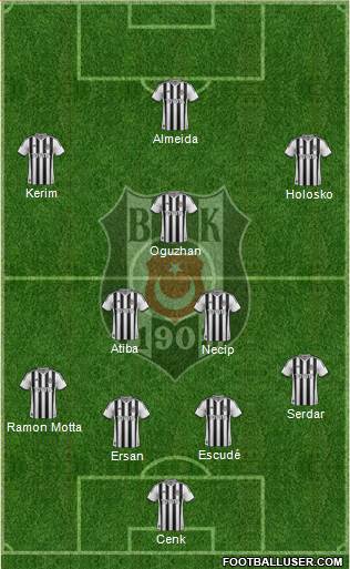 Besiktas JK Formation 2014