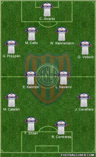 San Lorenzo de Almagro Formation 2014