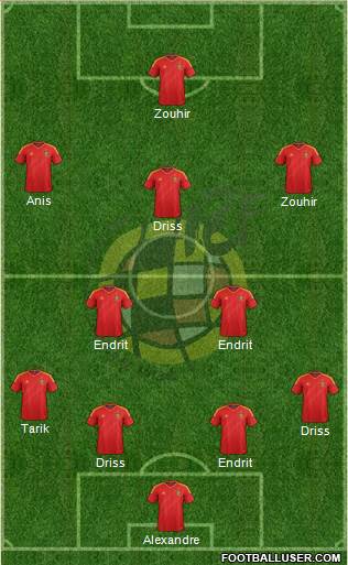 Spain Formation 2014