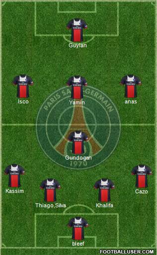Paris Saint-Germain Formation 2014