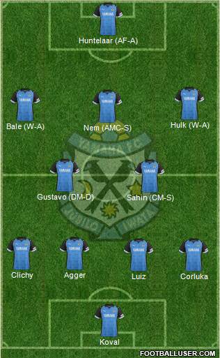 Jubilo Iwata Formation 2014