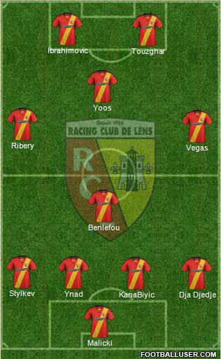 Racing Club de Lens Formation 2014